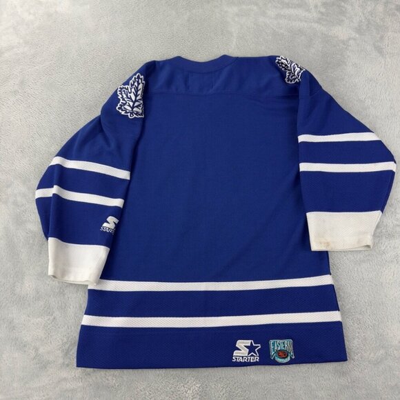 Starter Toronto Maple Leafs Blue Hockey Jersey Youth Size S/M - Picture 3 of 13